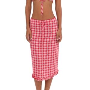 For love and lemon Margot mid skirt